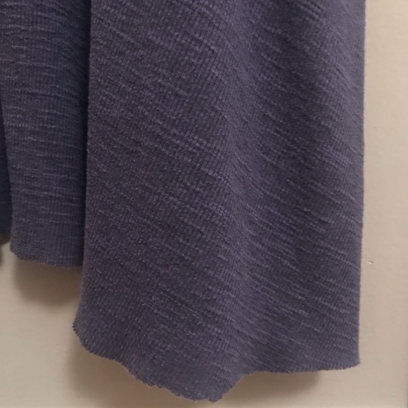 Free People Oversized Ribbed Swing Tee - Picture 4 of 5